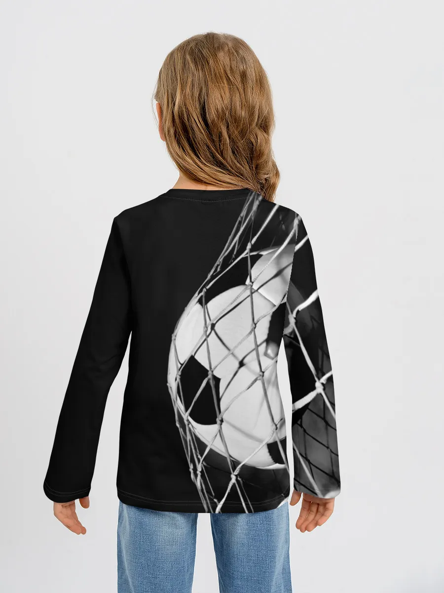 Детский лонгслив / Болельщик Россия