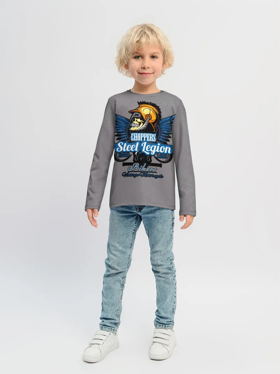 Детский лонгслив / Motors-4