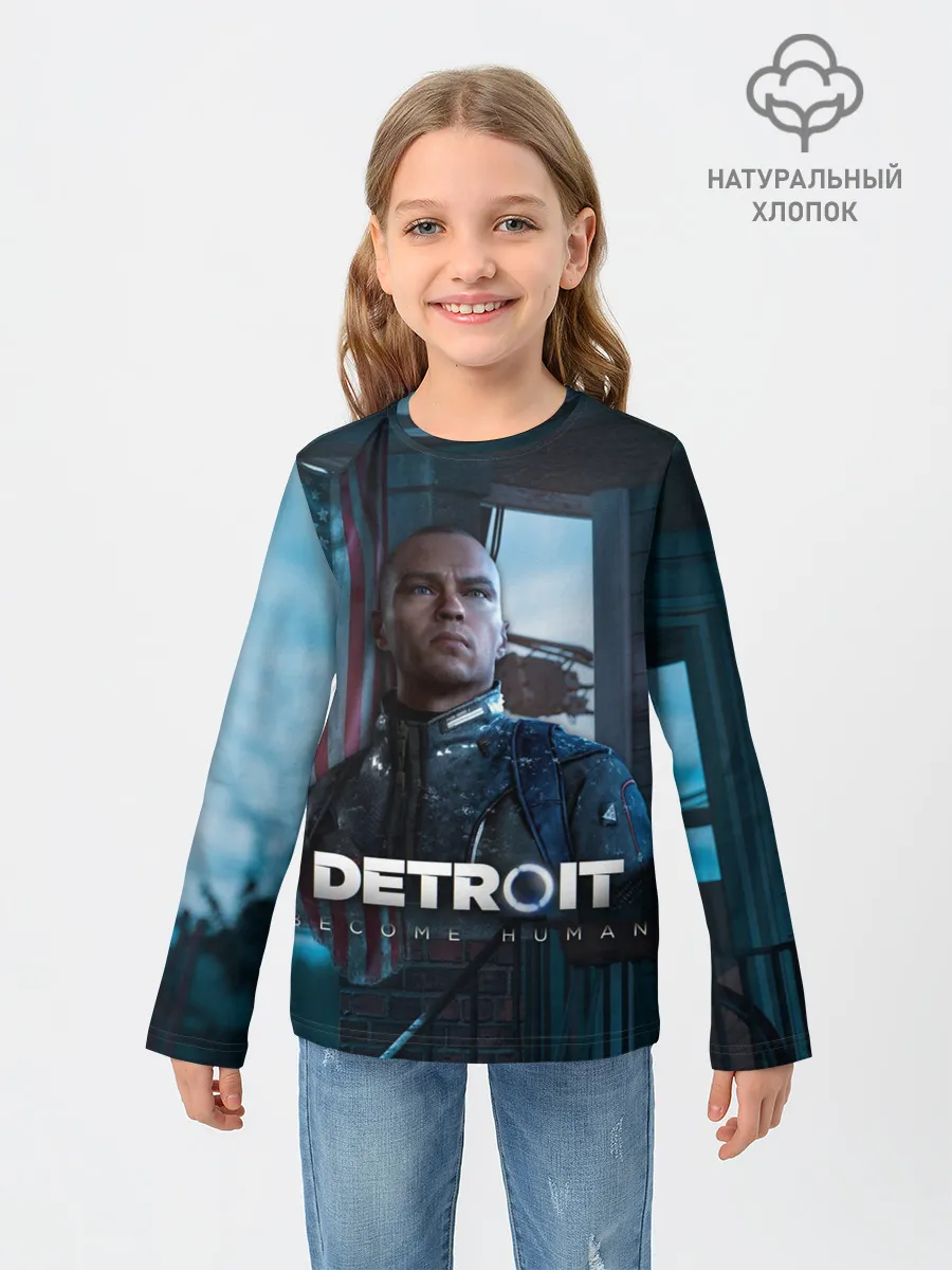 Детский лонгслив / Detroit: Become Human - Markus