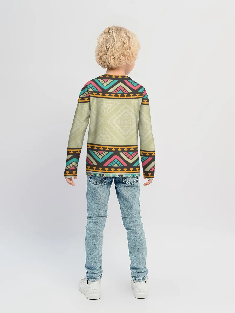 Детский лонгслив / Кот 3