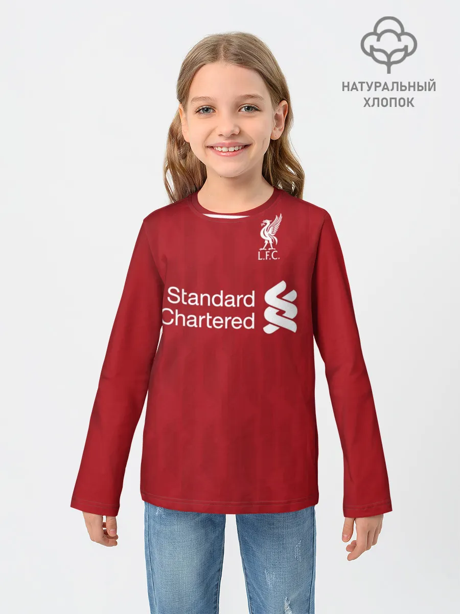 Детский лонгслив / М.Салах 18-19 home