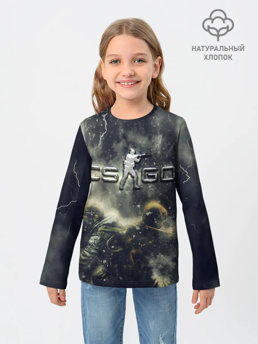 Детский лонгслив / CS GO