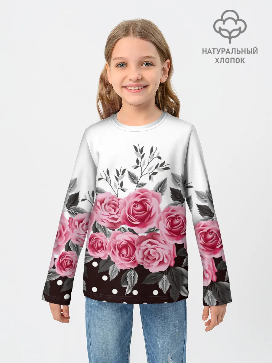 Детский лонгслив / Rose Trend