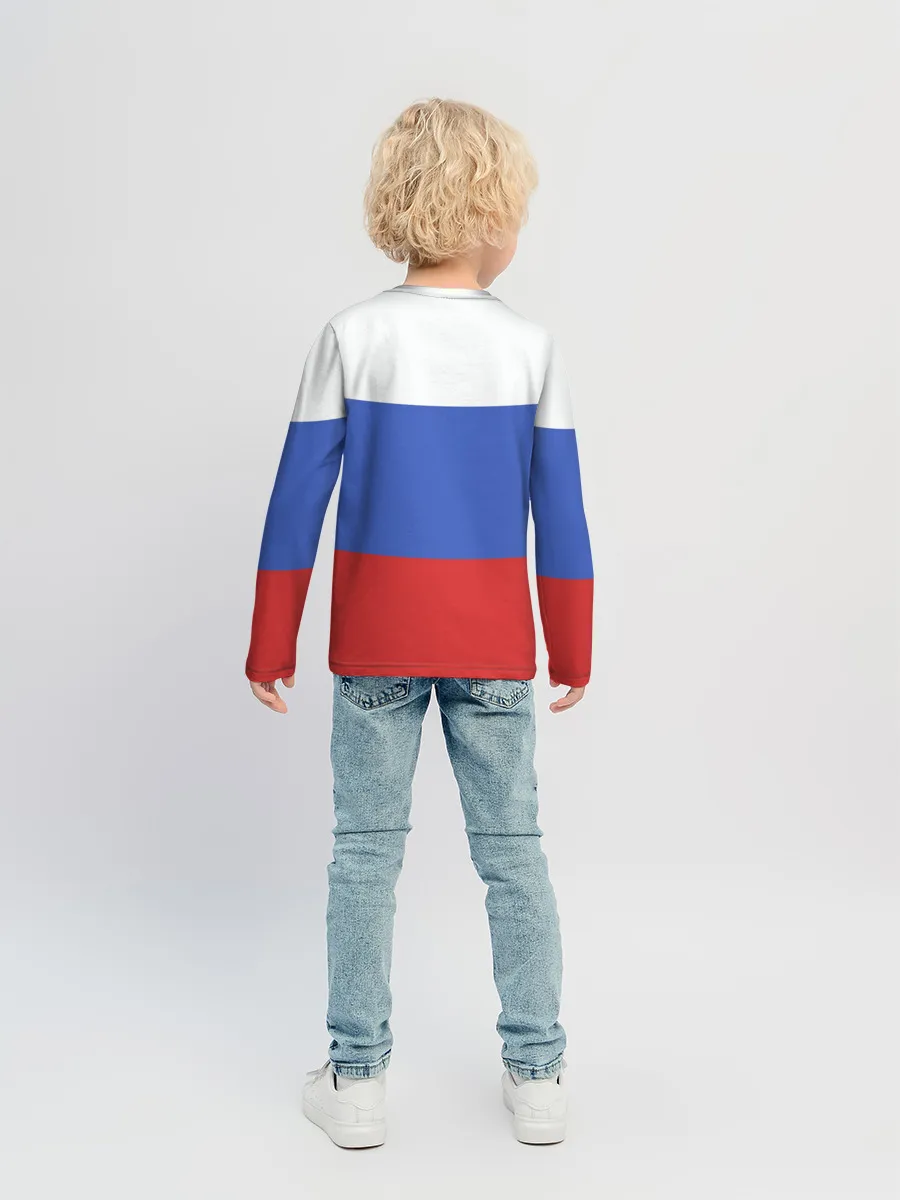 Детский лонгслив / Футбол Россия