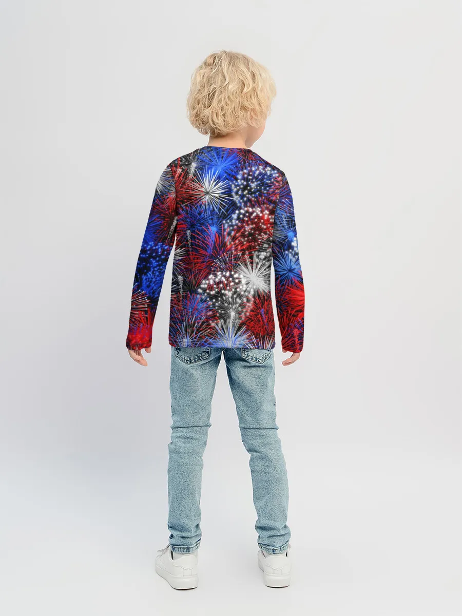 Детский лонгслив / Салют