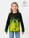 Детский лонгслив / Дикий огонь
