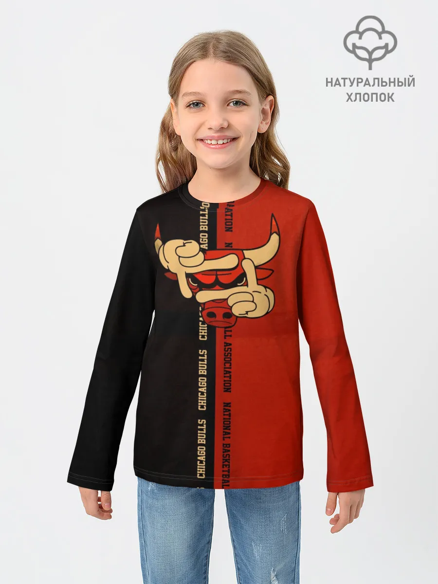 Детский лонгслив / NBA. Chicago bulls