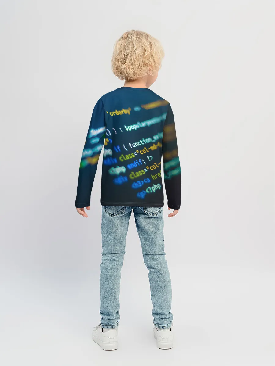 Детский лонгслив / Programming collection