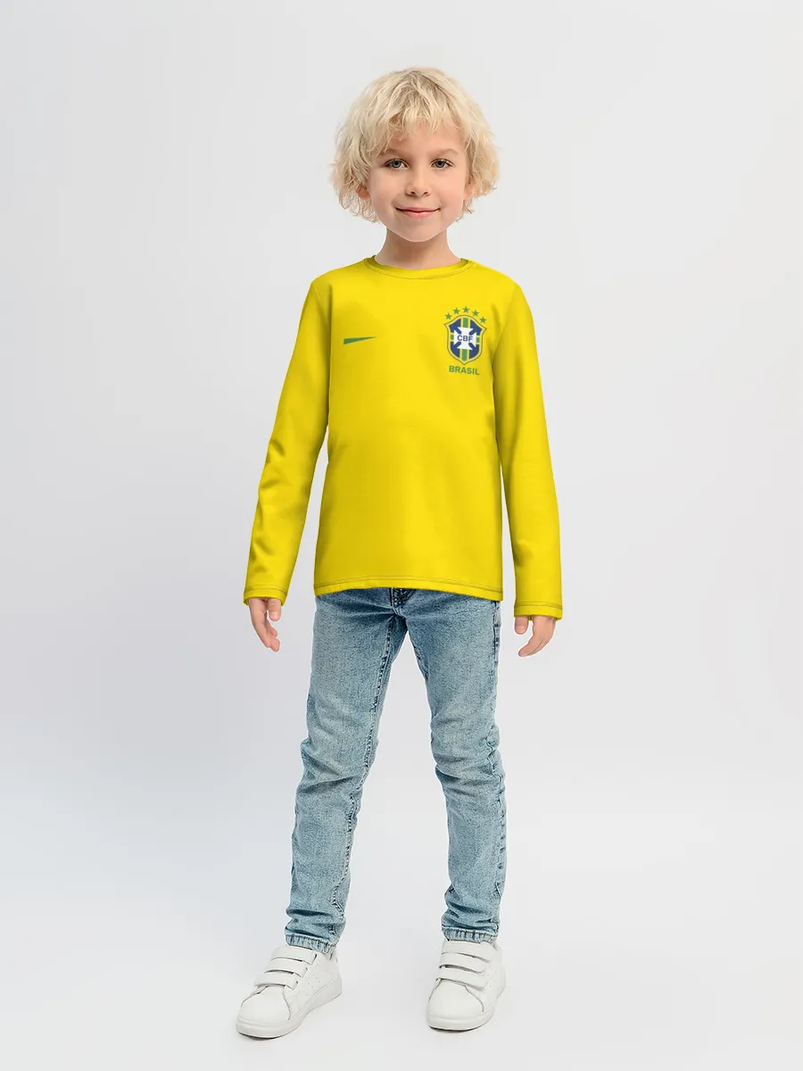 Детский лонгслив / Сборная Бразилии