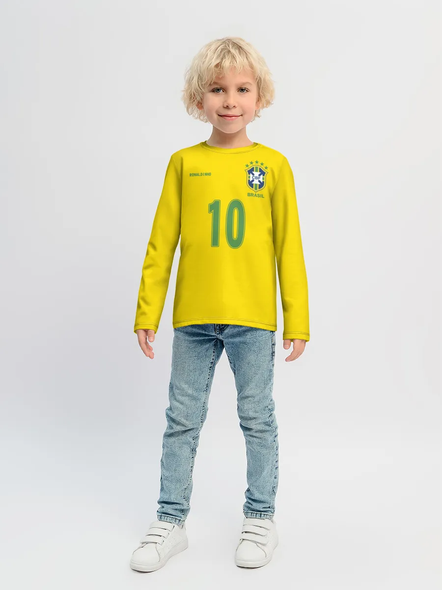 Детский лонгслив / Роналдиньо