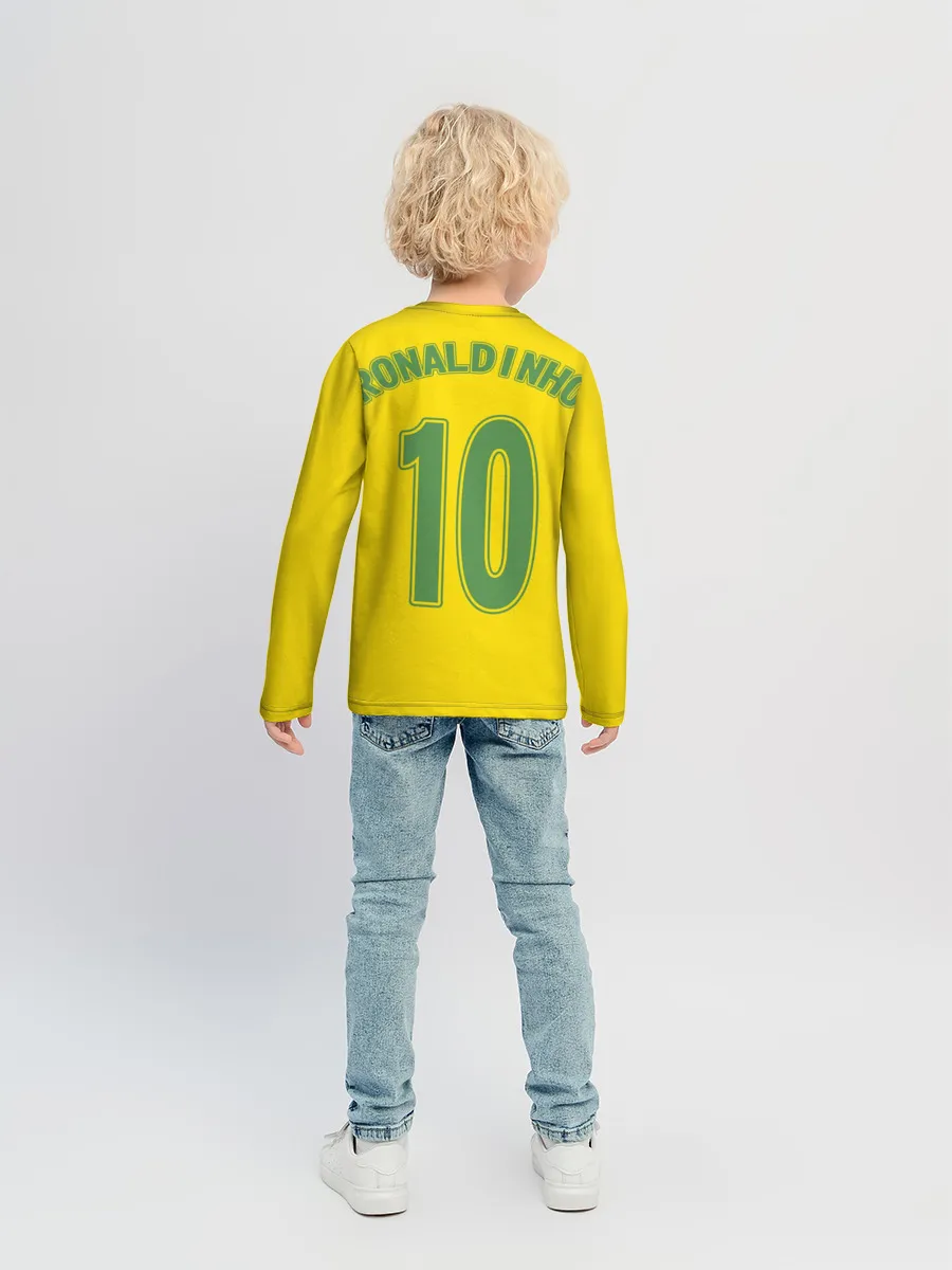Детский лонгслив / Роналдиньо