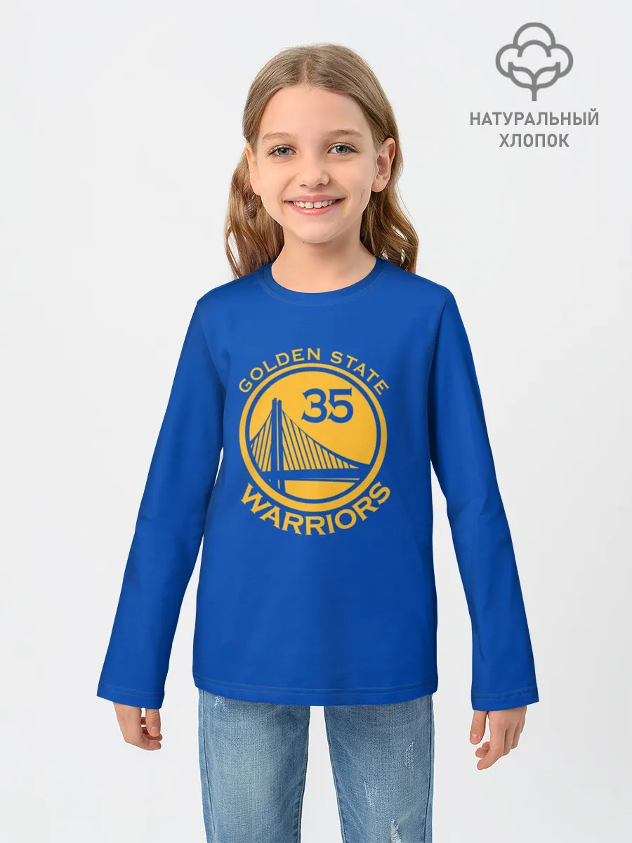 Детский лонгслив / Kevin Durant форма GSW