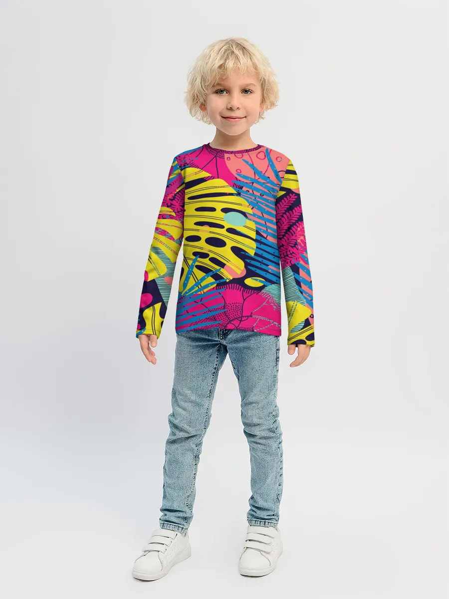 Детский лонгслив / Тропики fashion