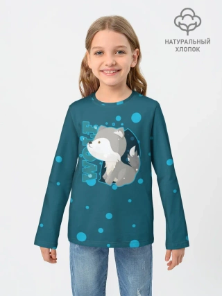 Детский лонгслив / Wolf