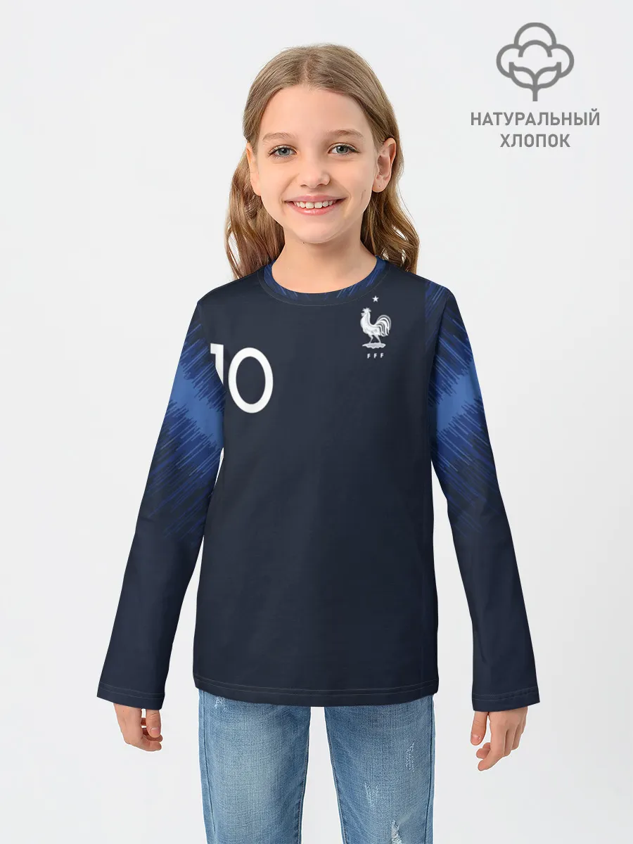 Детский лонгслив / Mbappe home WC 2018