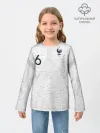Детский лонгслив / Pogba away 2018 WC