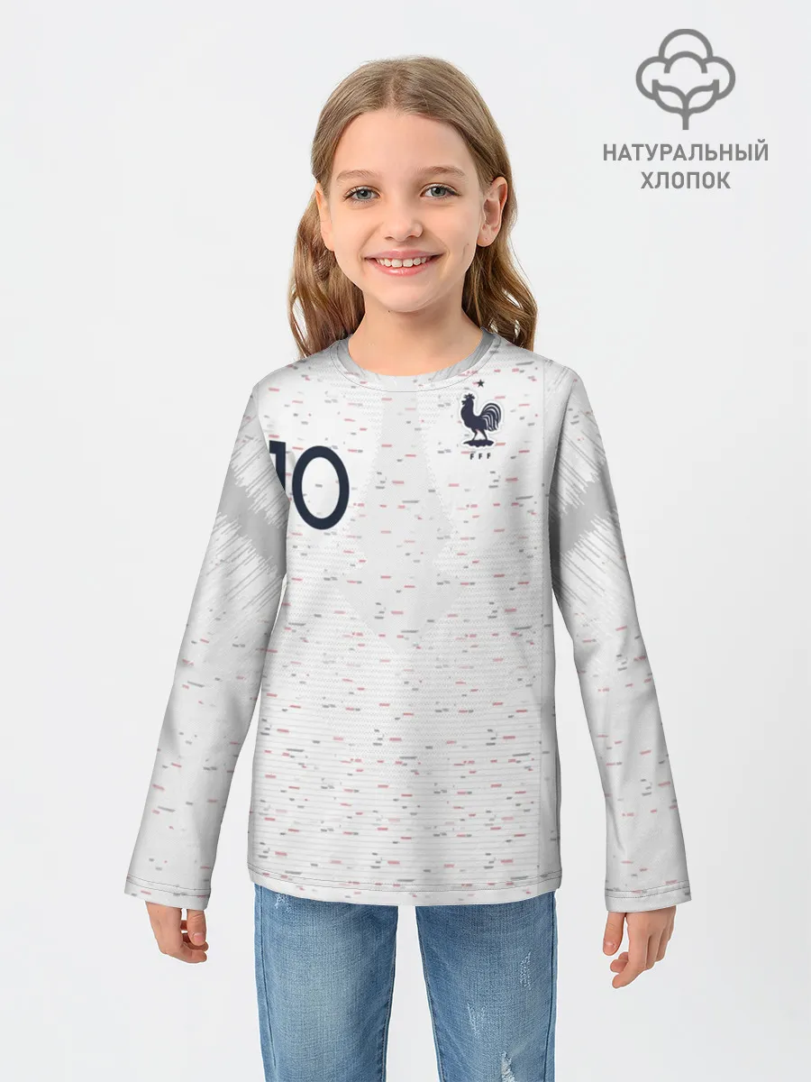 Детский лонгслив / Mbappe away WC 2018