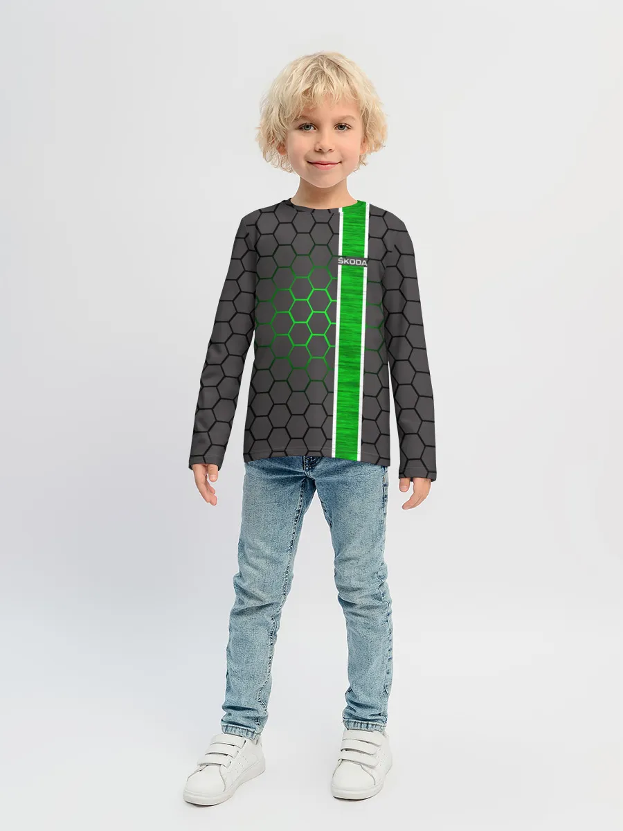 Детский лонгслив / Skoda