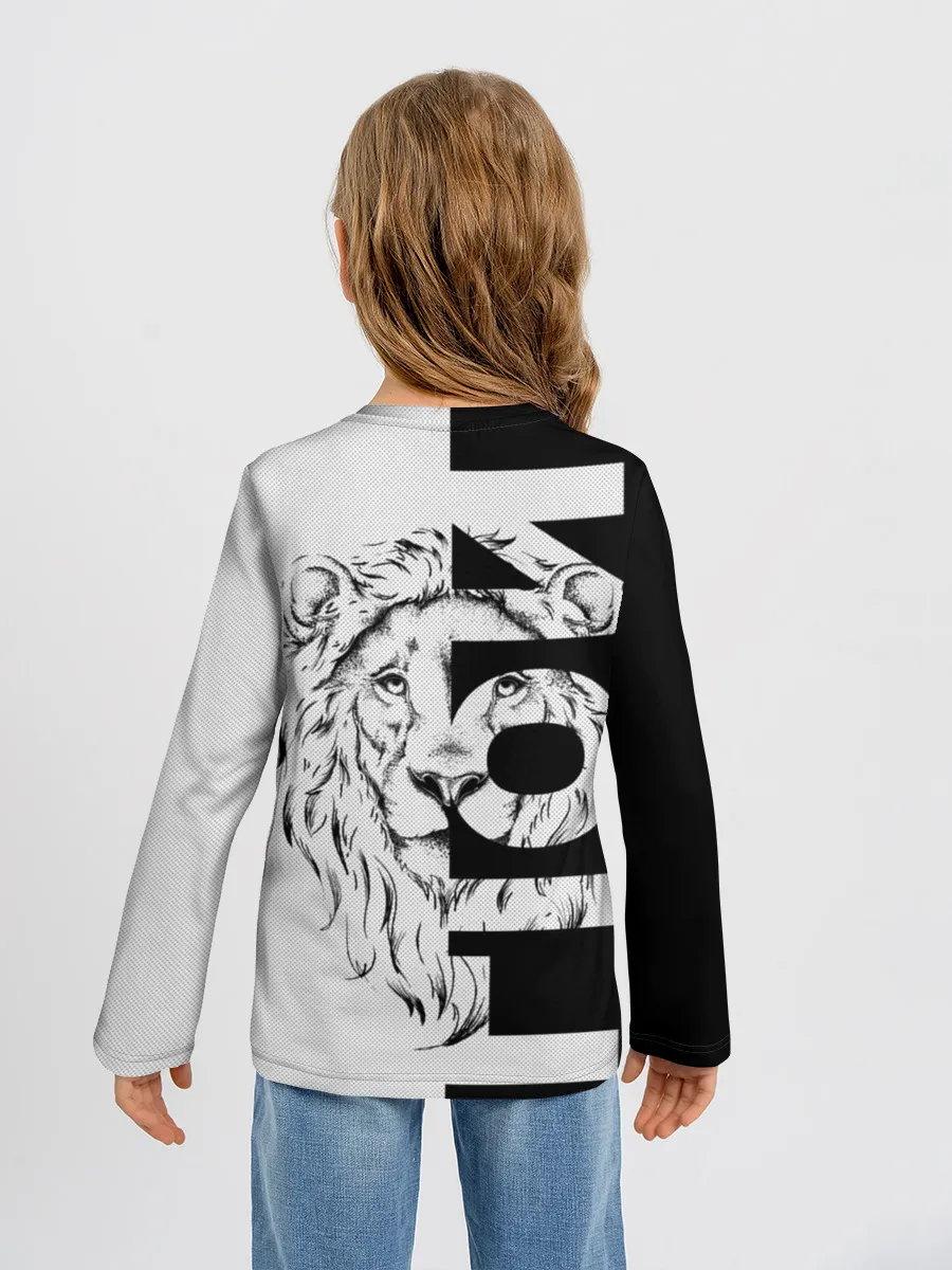 Детский лонгслив / Lion