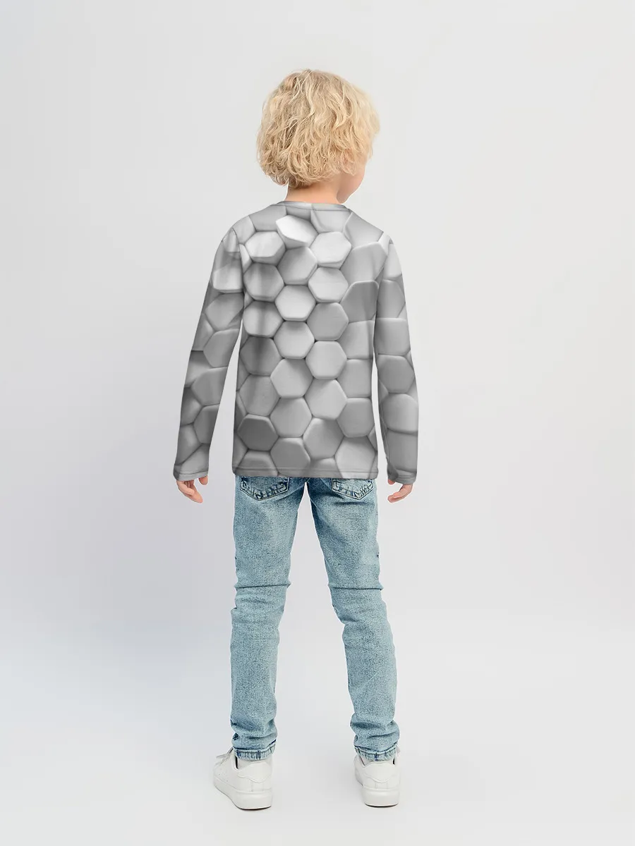 Детский лонгслив / Геометрическая живопись