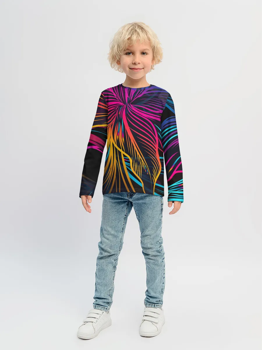 Детский лонгслив / Floral Design 3
