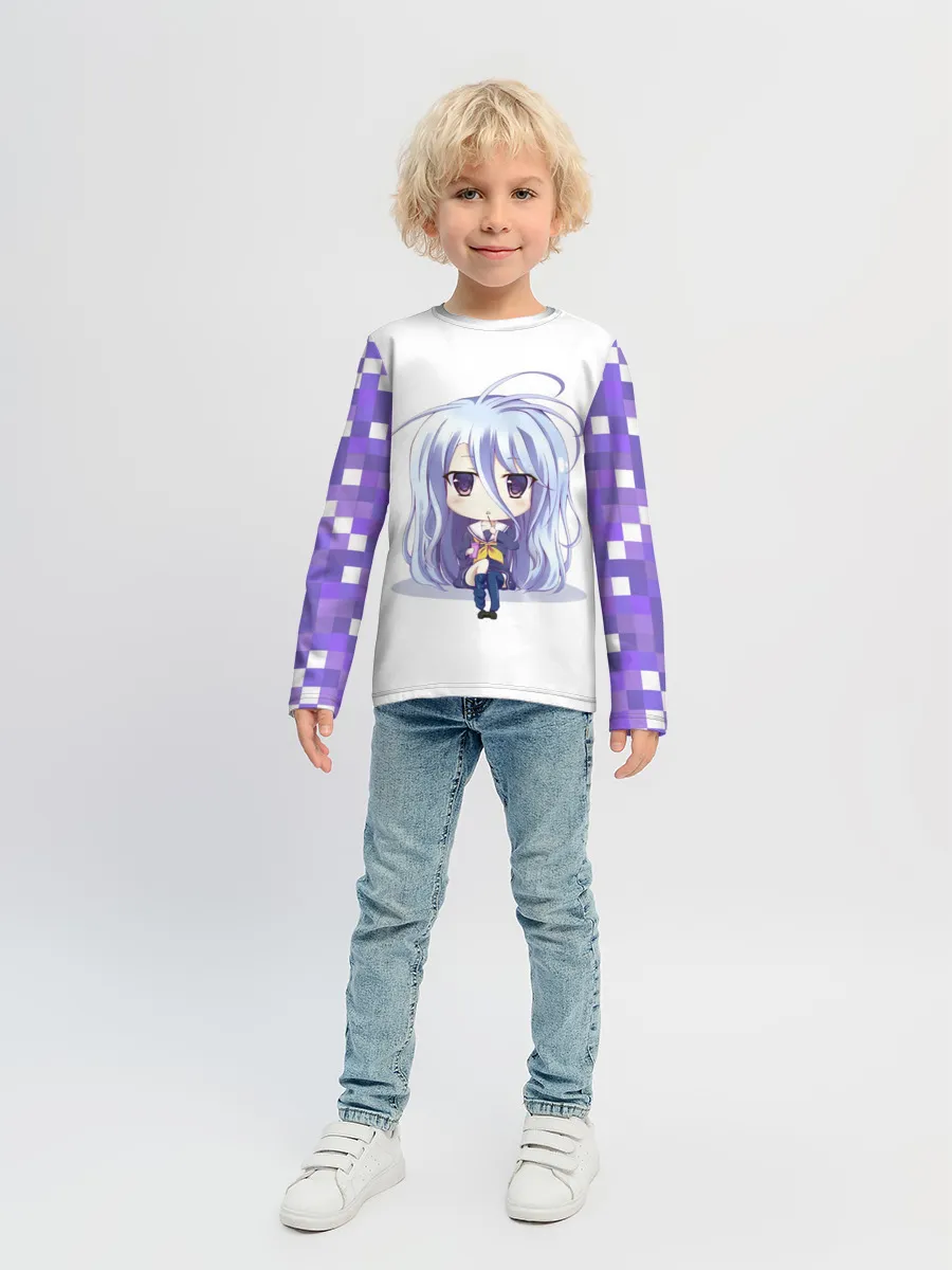 Детский лонгслив / Аниме пикселы