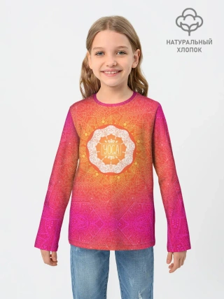 Детский лонгслив / Солнечная мандала