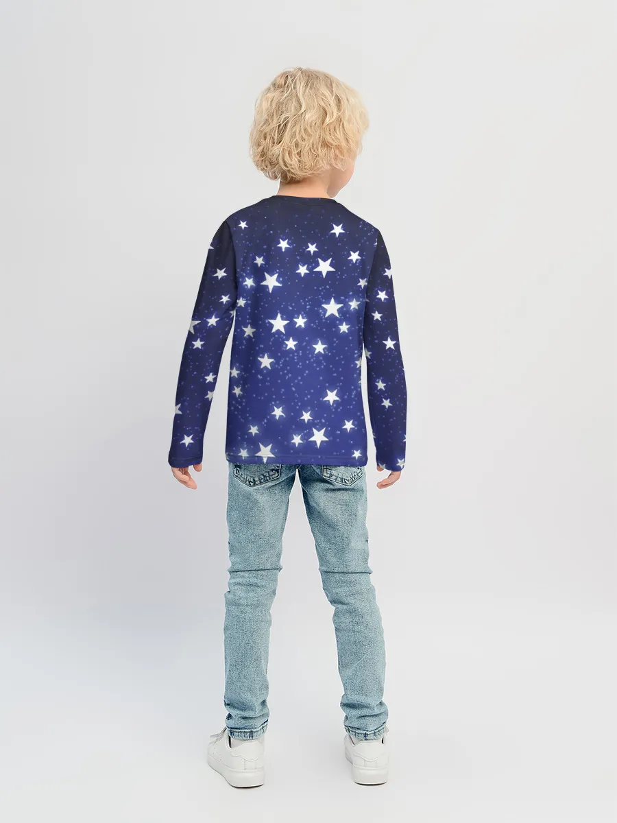 Детский лонгслив / Stars