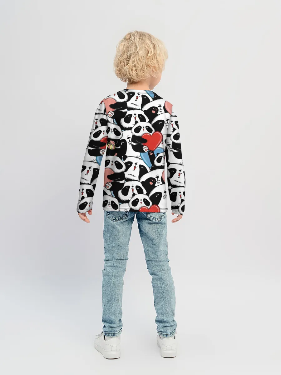 Детский лонгслив / Пандяшки