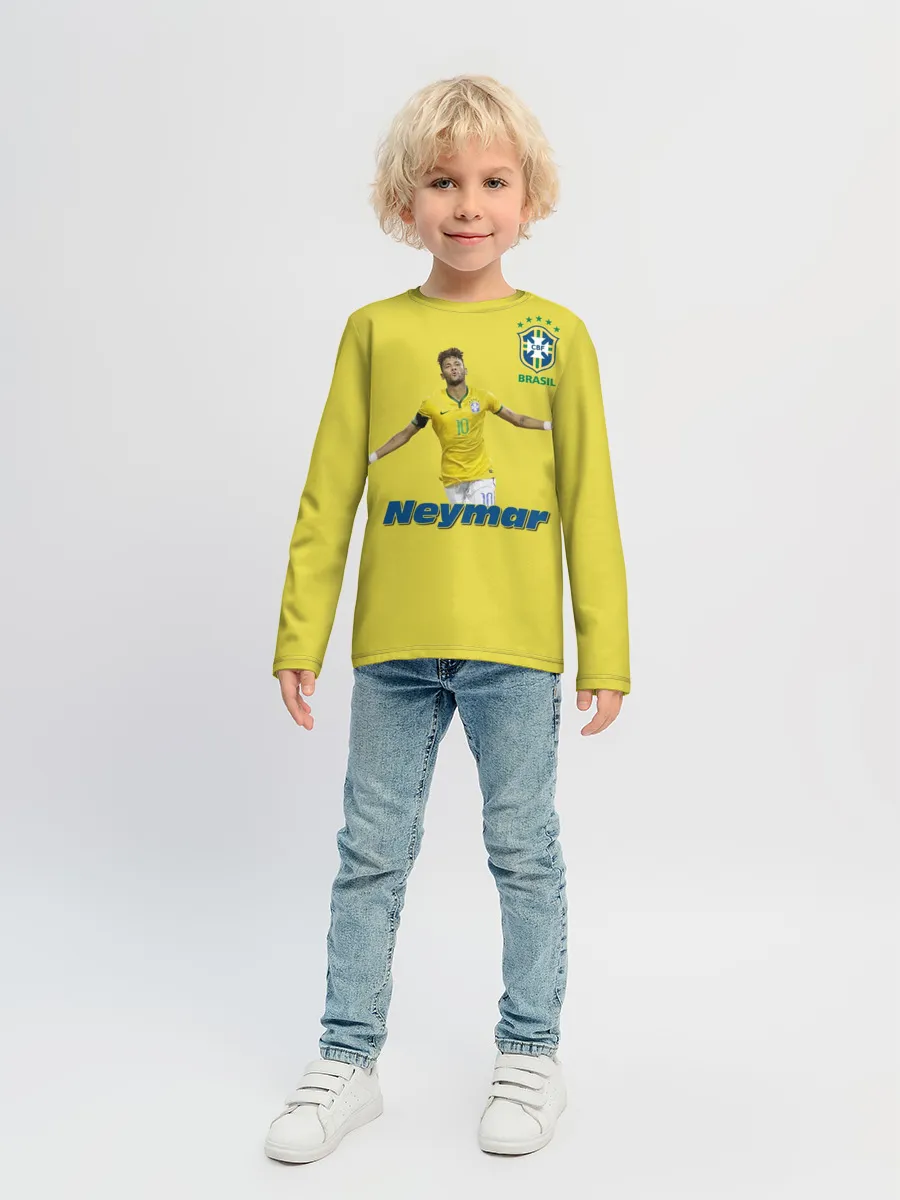 Детский лонгслив / Неймар