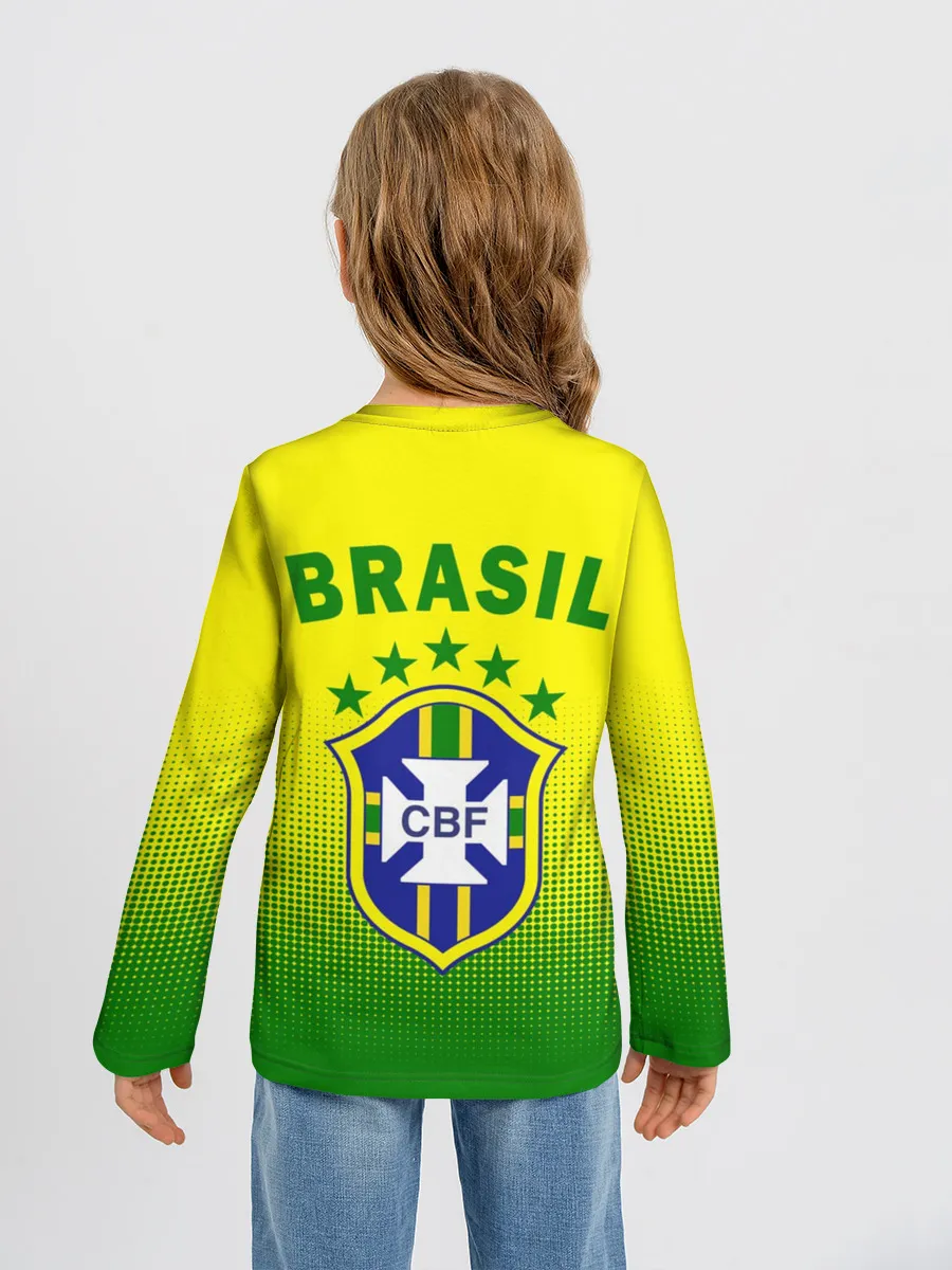 Детский лонгслив / Сборная Бразилии