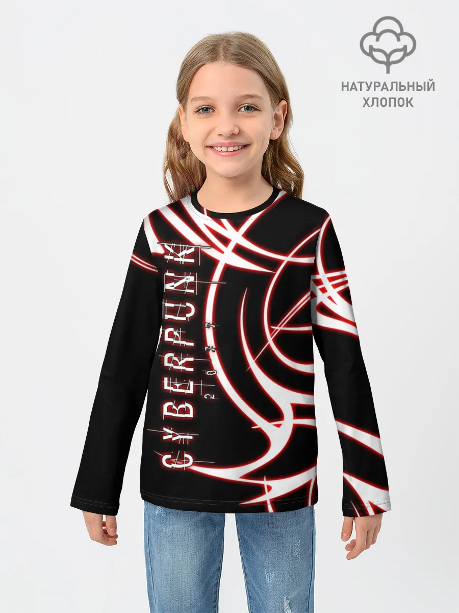 Детский лонгслив / Cyberpunk 2077