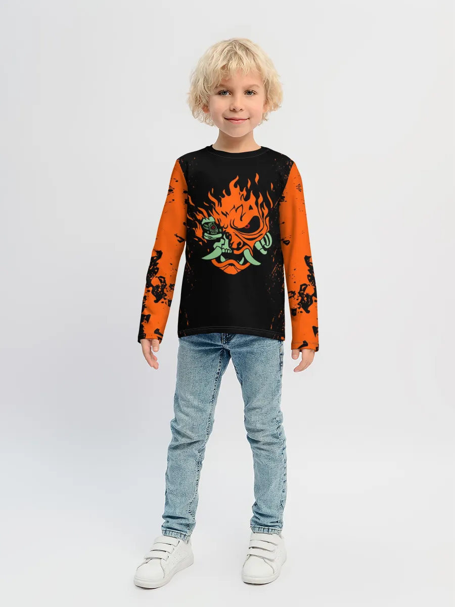 Детский лонгслив / CYBERPUNK 2077 SAMURAI