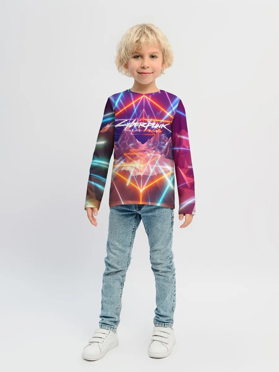 Детский лонгслив / Cyber Punk 2077