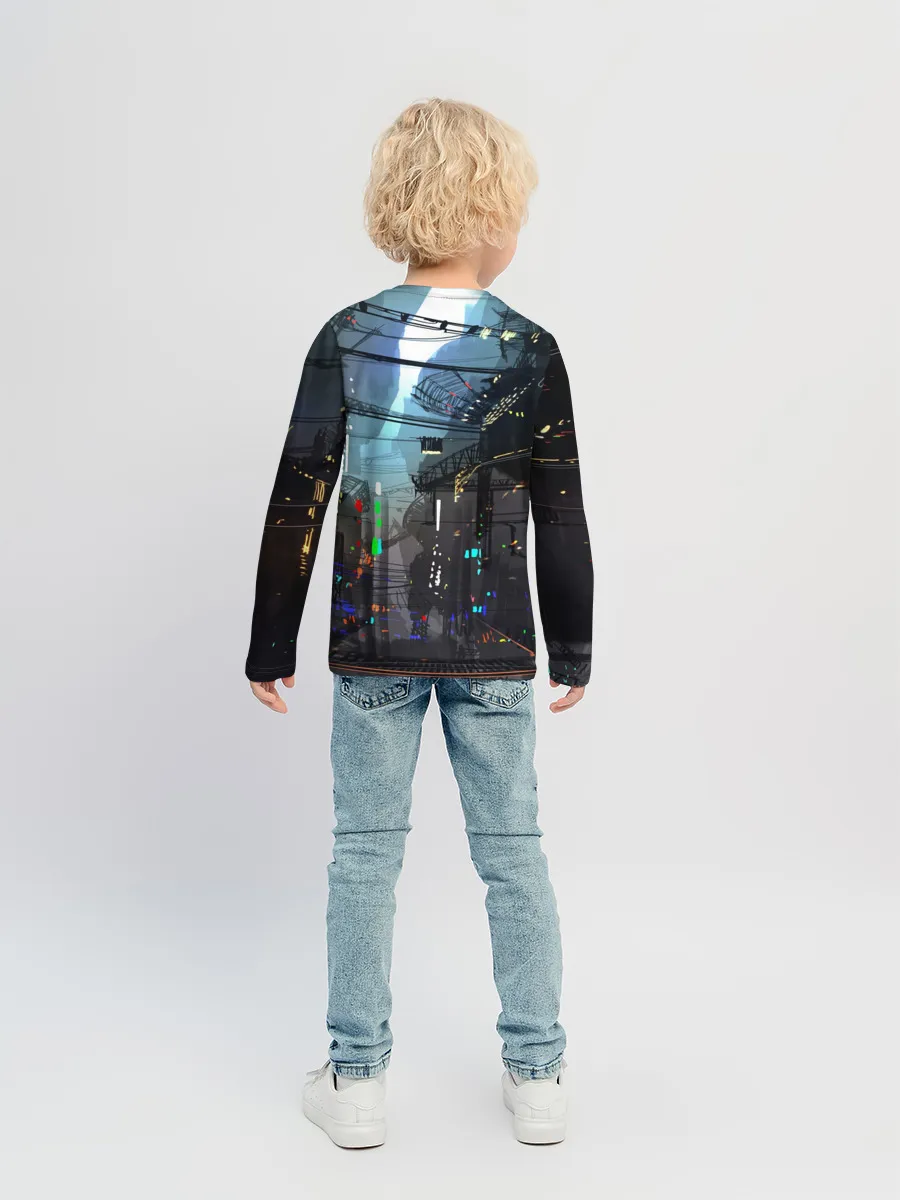 Детский лонгслив / Cyber Punk 2077