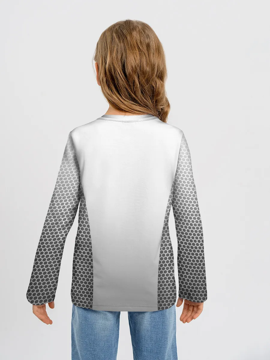 Детский лонгслив / Сборная России форма с сеткой