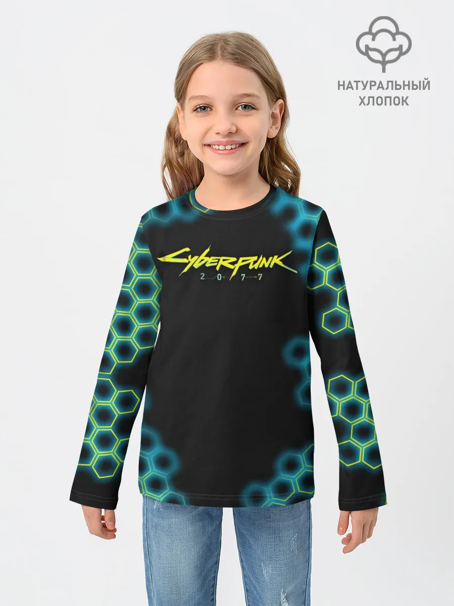 Детский лонгслив / CYBERPUNK 2077