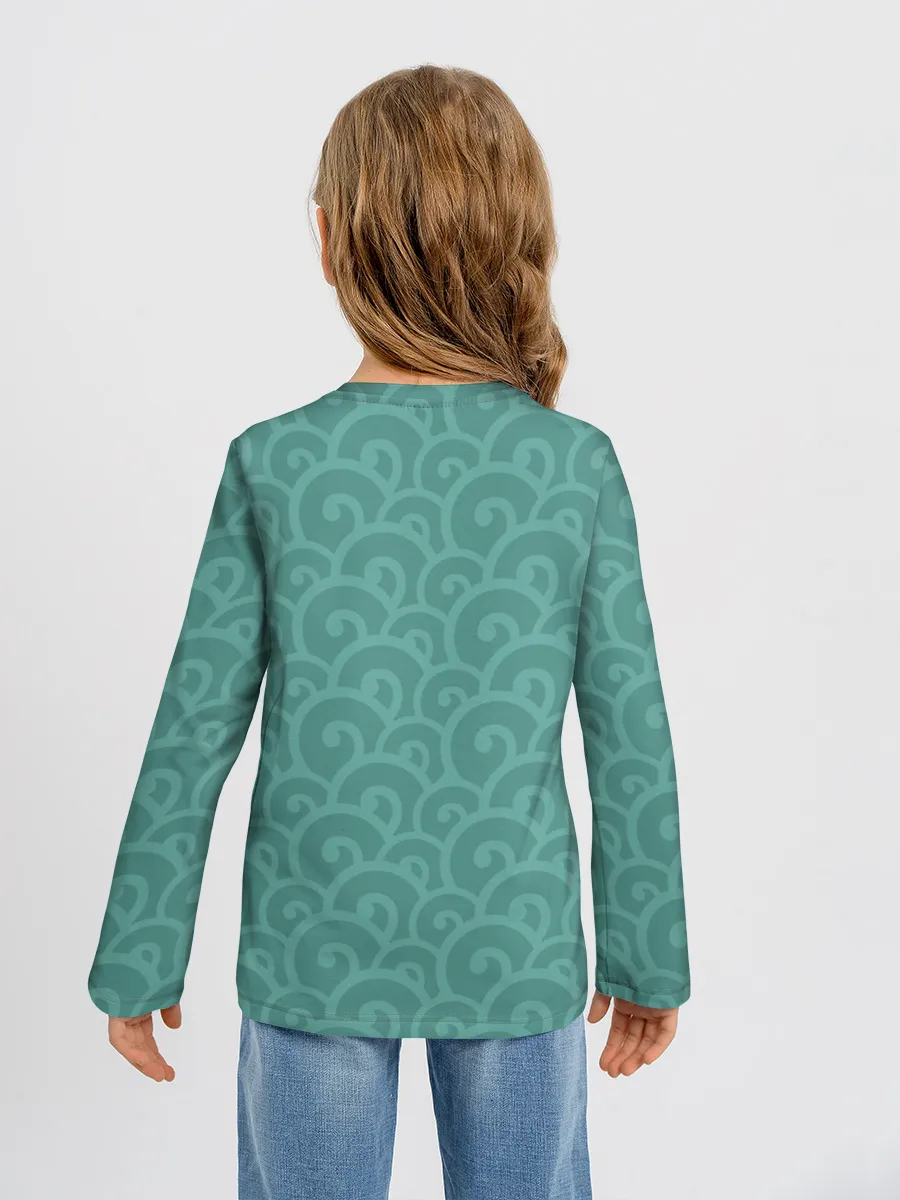 Детский лонгслив / Японские рыбки