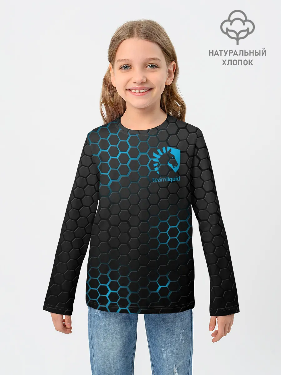 Детский лонгслив / TEAM LIQUID E-SPORT