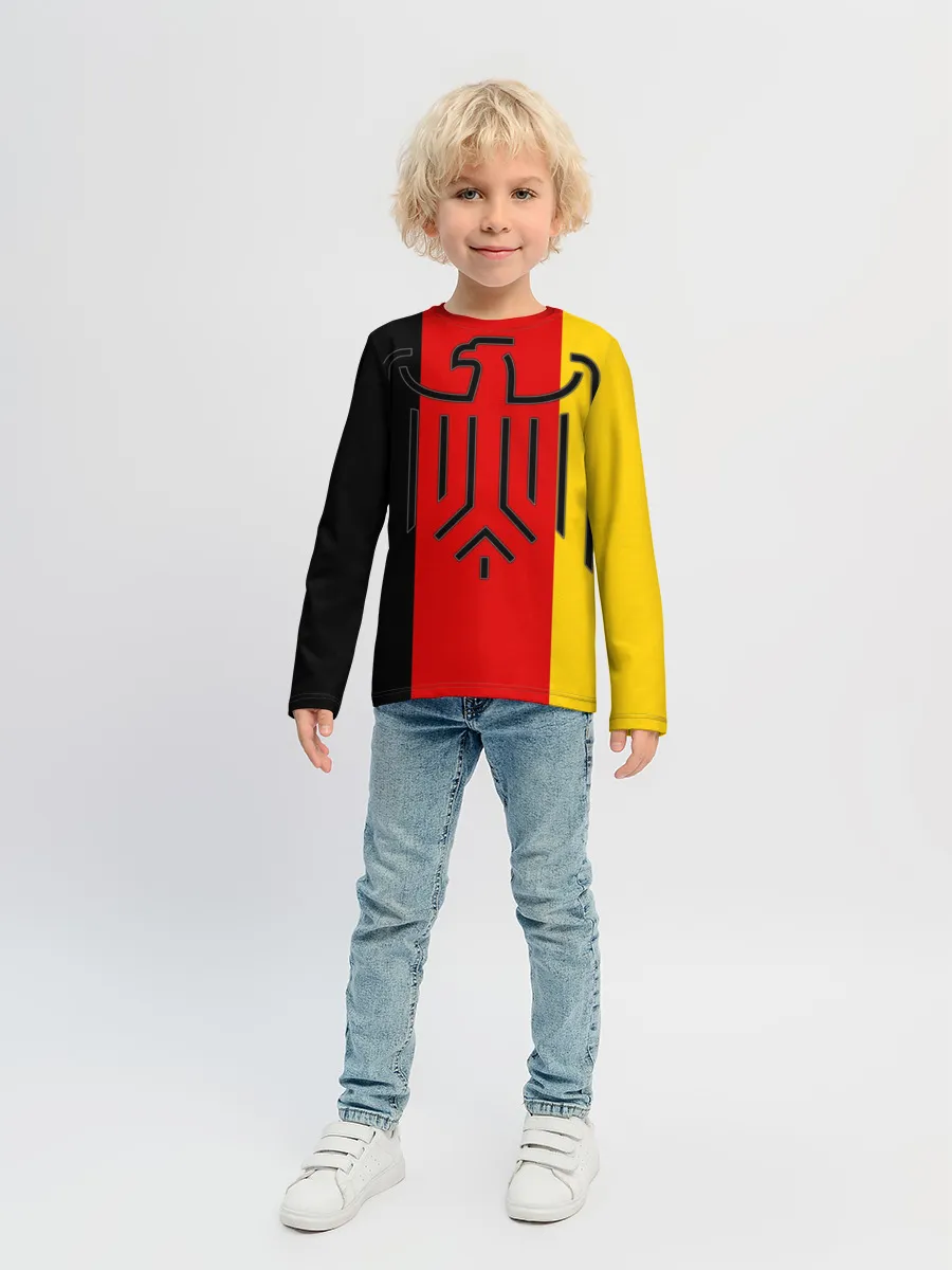 Детский лонгслив / German eagle