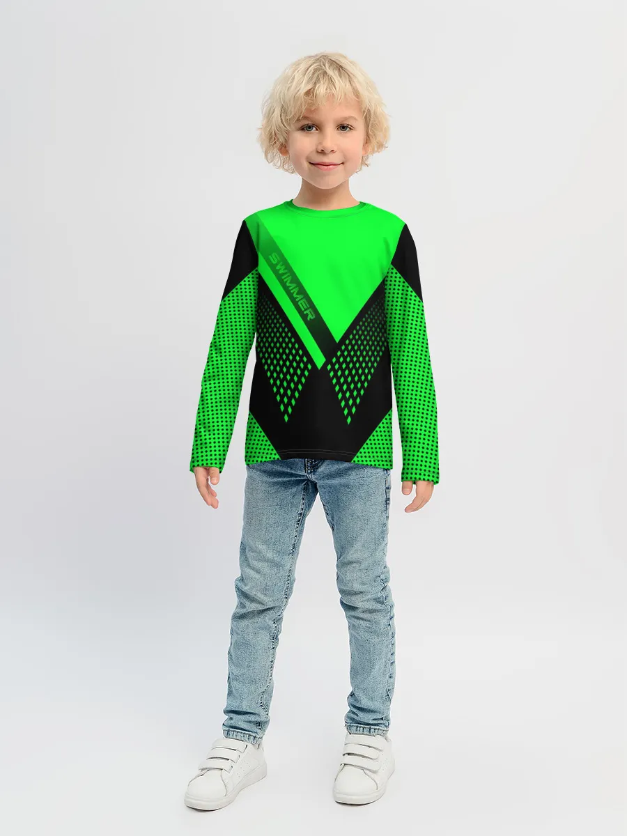 Детский лонгслив / Swimmer