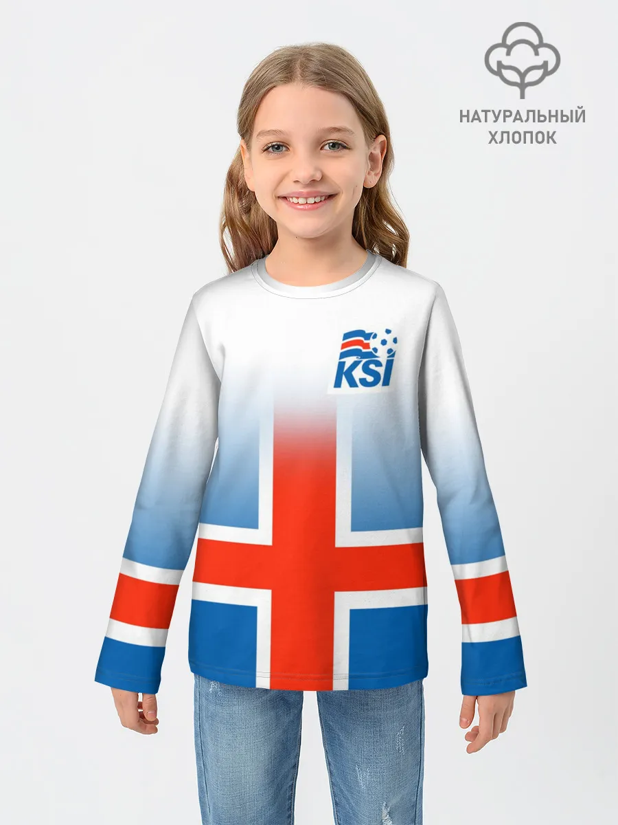 Детский лонгслив / KSI ICELAND SPORT
