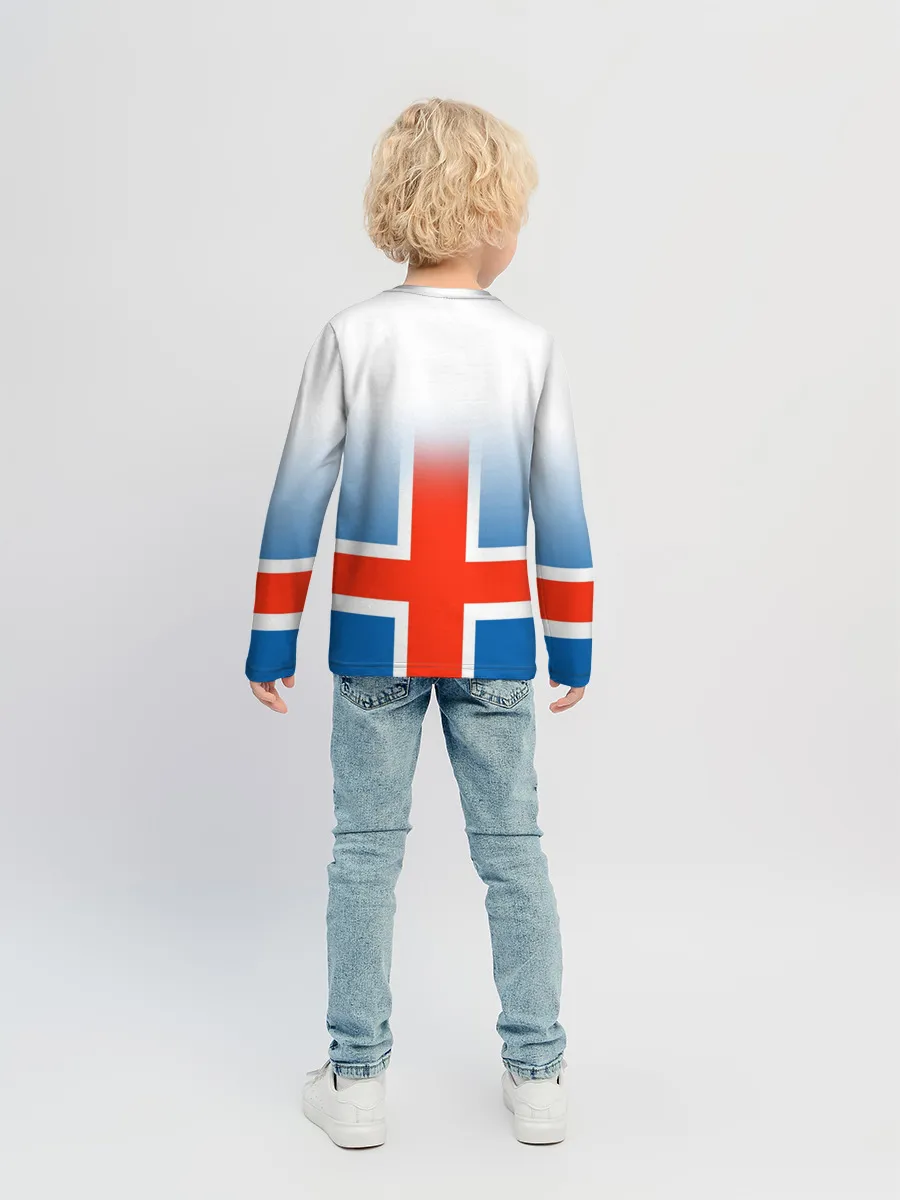 Детский лонгслив / KSI ICELAND SPORT