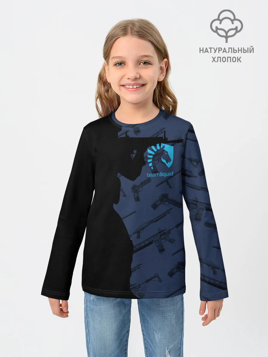 Детский лонгслив / TEAM LIQUID E-SPORT CS GO