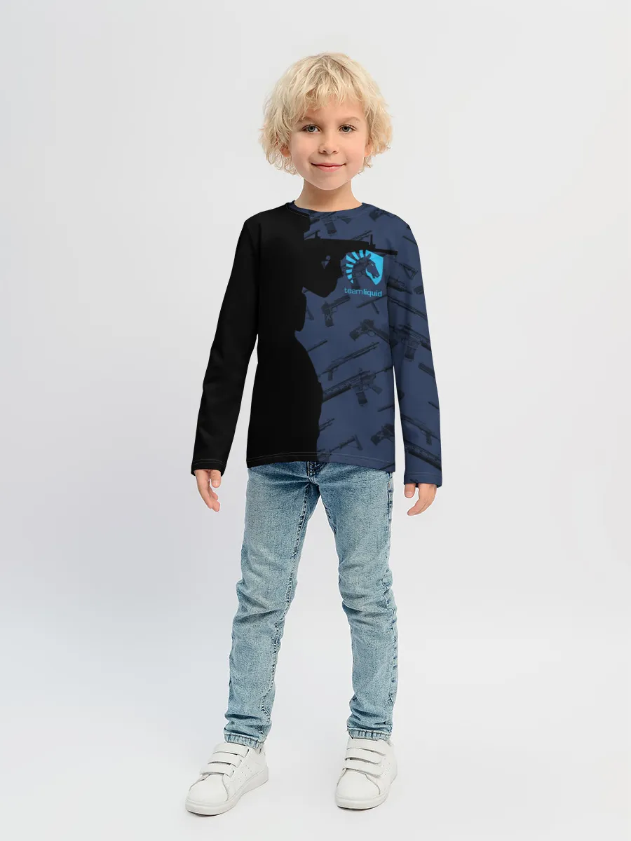 Детский лонгслив / TEAM LIQUID E-SPORT CS GO