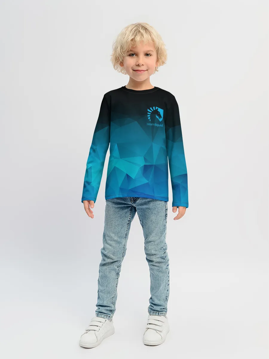 Детский лонгслив / TEAM LIQUID E-SPORT