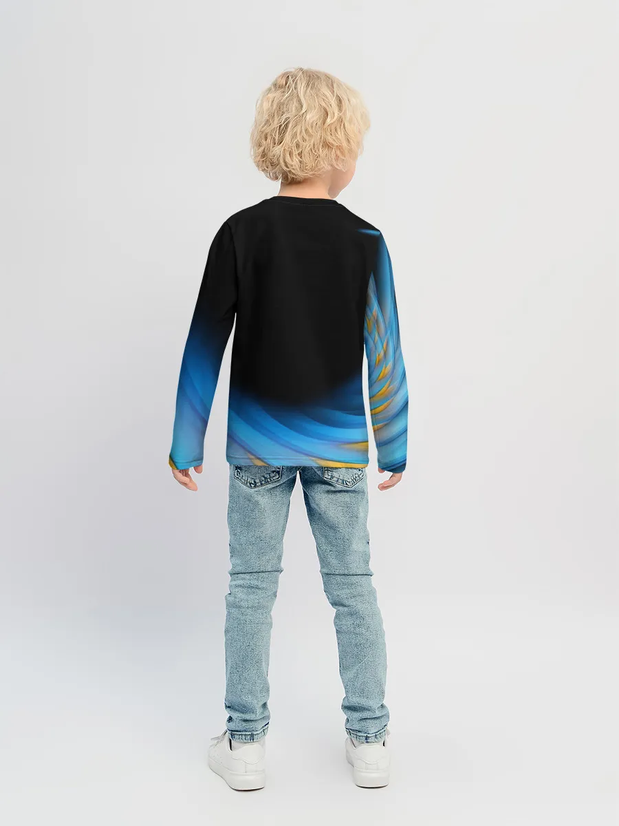 Детский лонгслив / Россия спорт