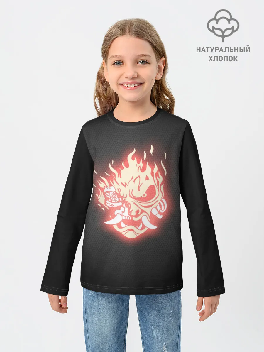Детский лонгслив / CYBERPUNK 2077 SAMURAI