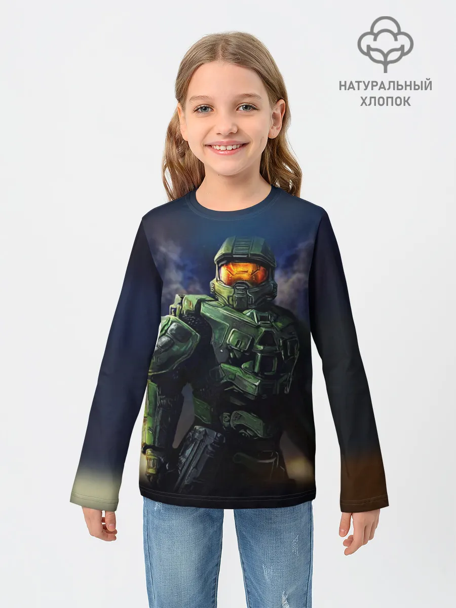Детский лонгслив / Halo