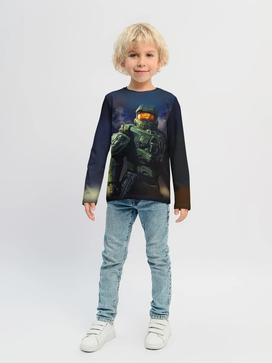 Детский лонгслив / Halo